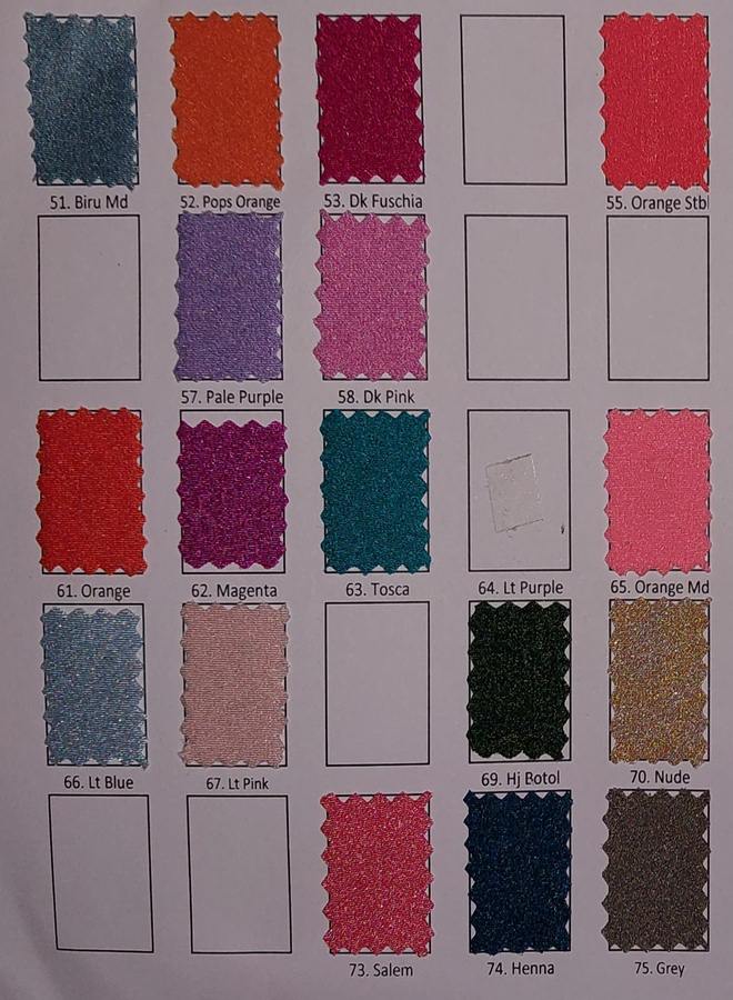 sample color spandex 3
